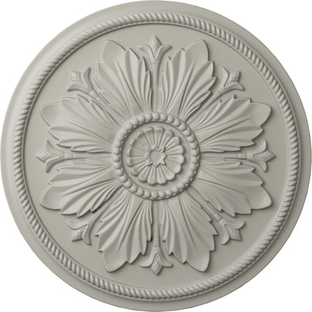 Kaya Ceiling Medallion (Fits Canopies Up To 5 1/4), Hand-Painted Pot Of Cream, 23 5/8OD X 1 1/2P